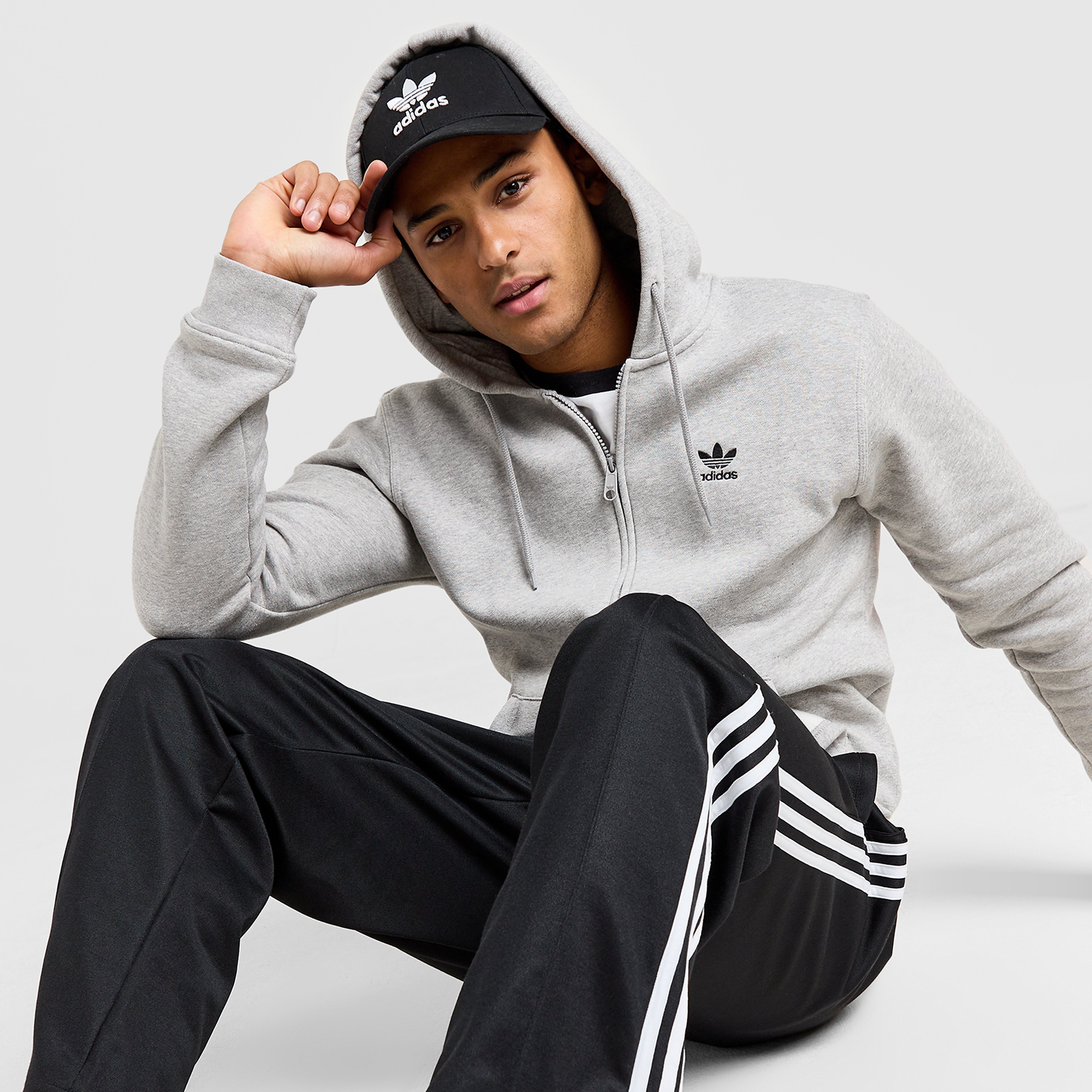 adidas Trefoil Essentials Full Zip Hoodie