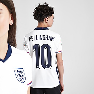 Nike England 2024 Bellingham #10 Home Shirt Junior