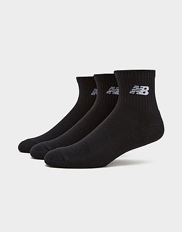 New Balance 3-Pack Everyday Quarter Socks