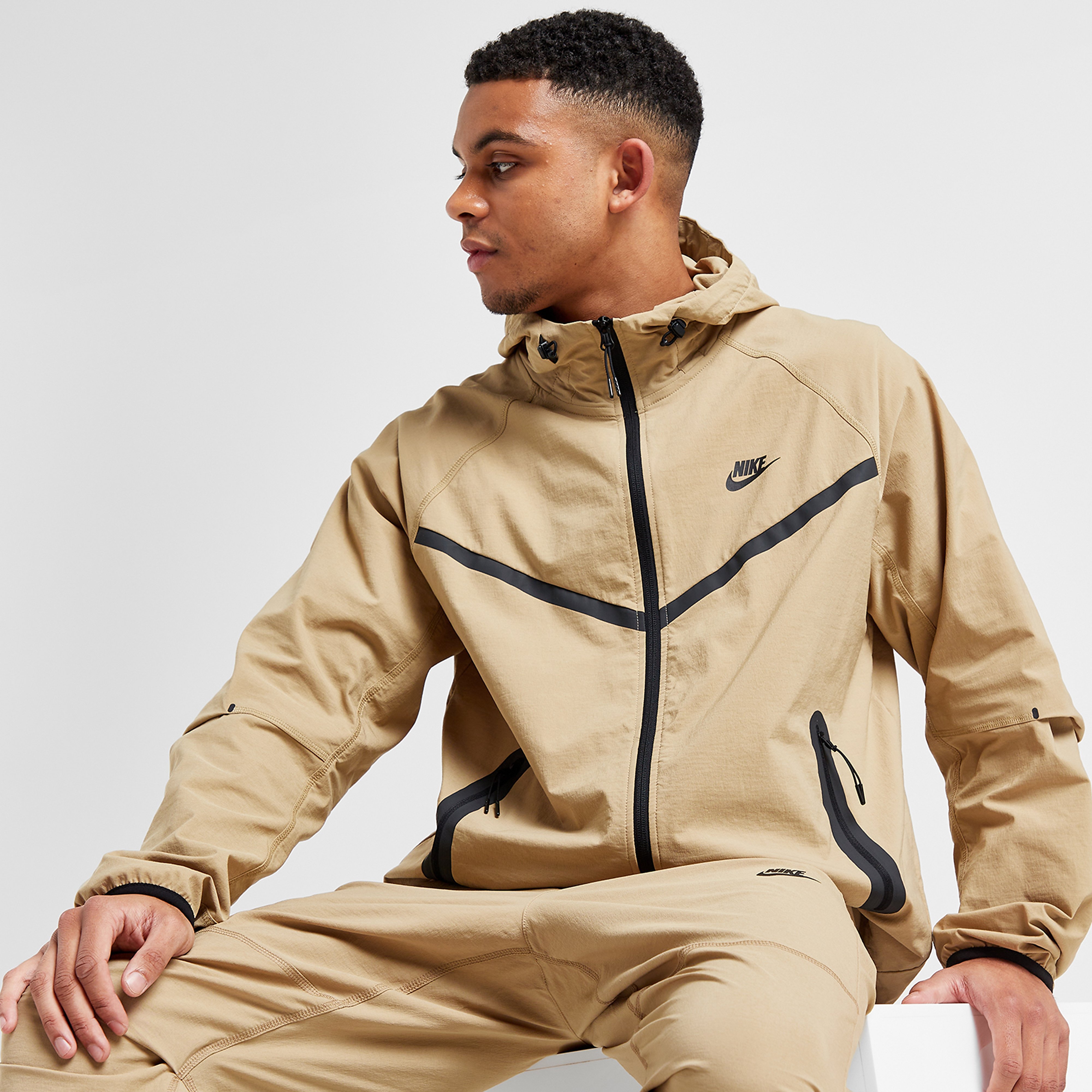 Nike Tech Woven Full Zip Hooded Jacket