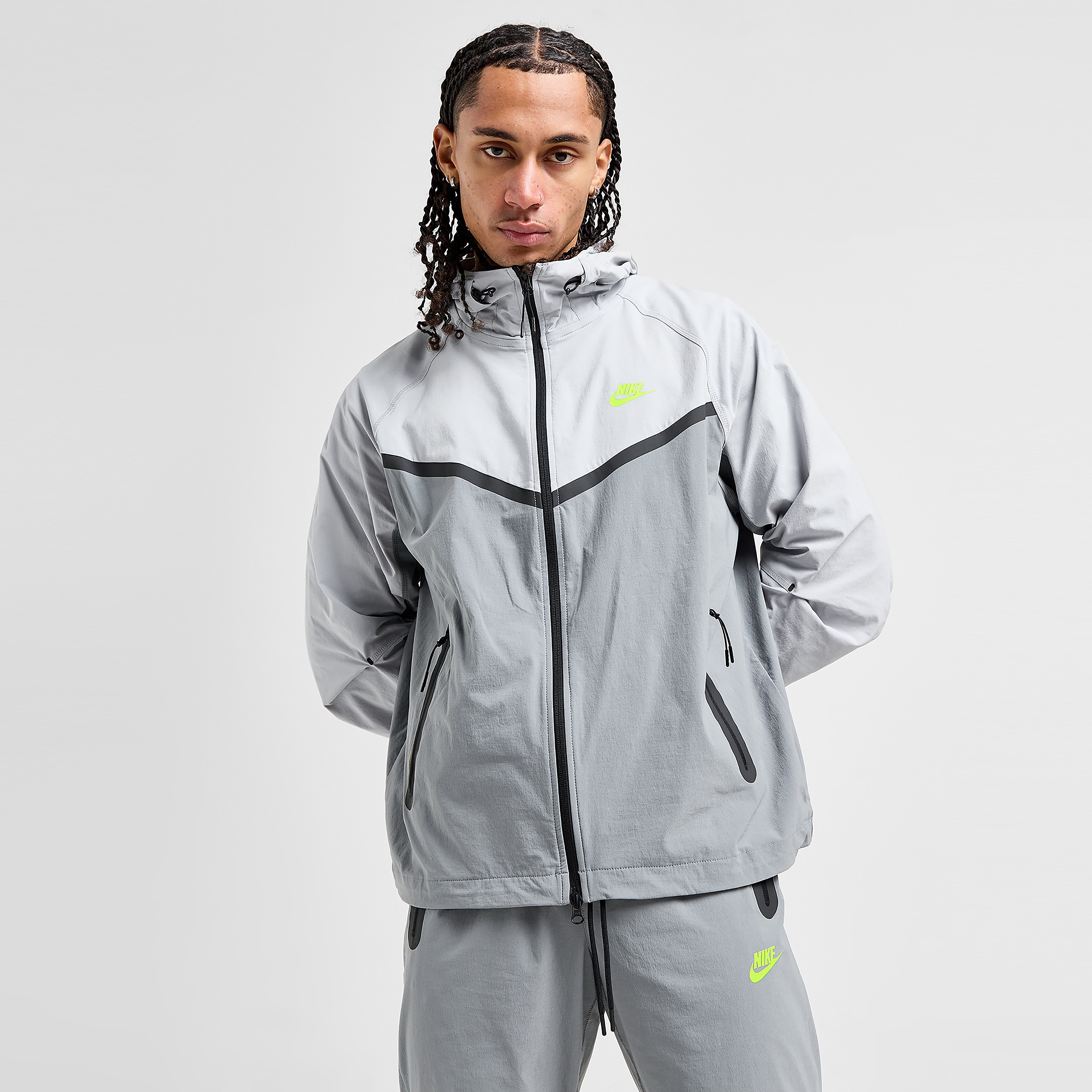Nike Tech Woven Full Zip Hooded Jacket