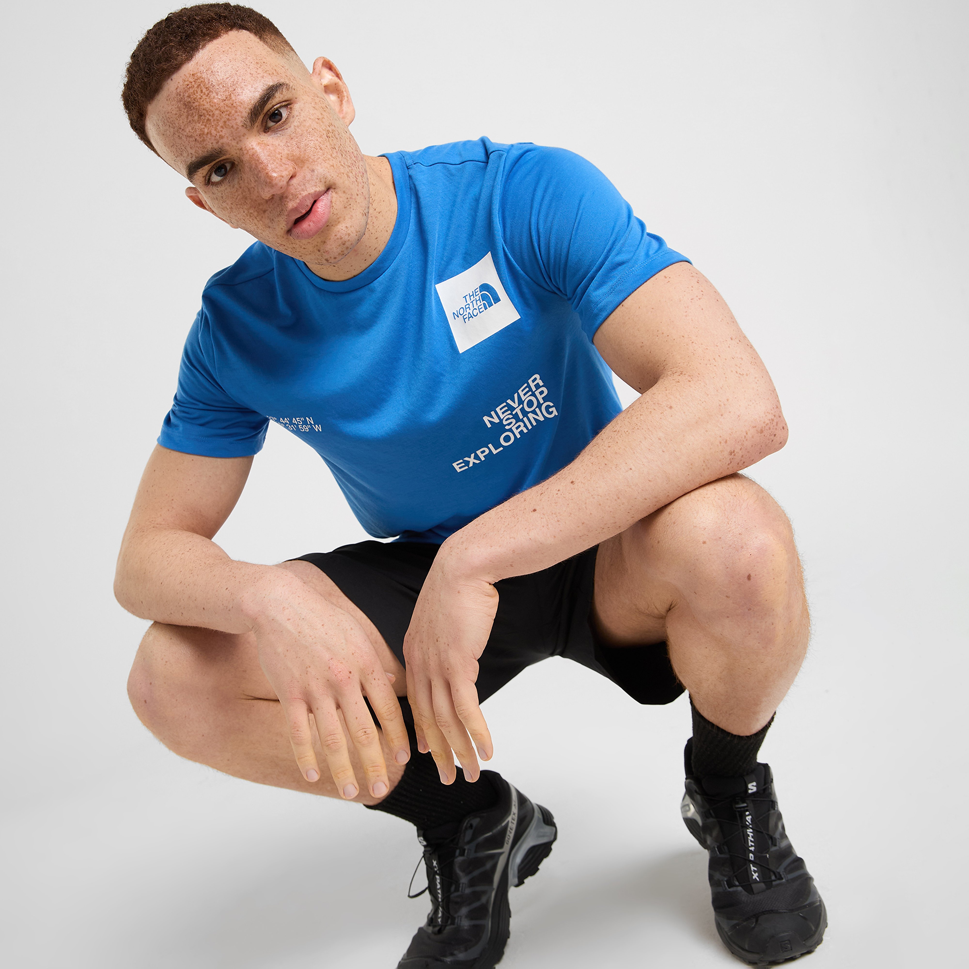 The North Face men's Mountain Foundation Coordinates T-Shir