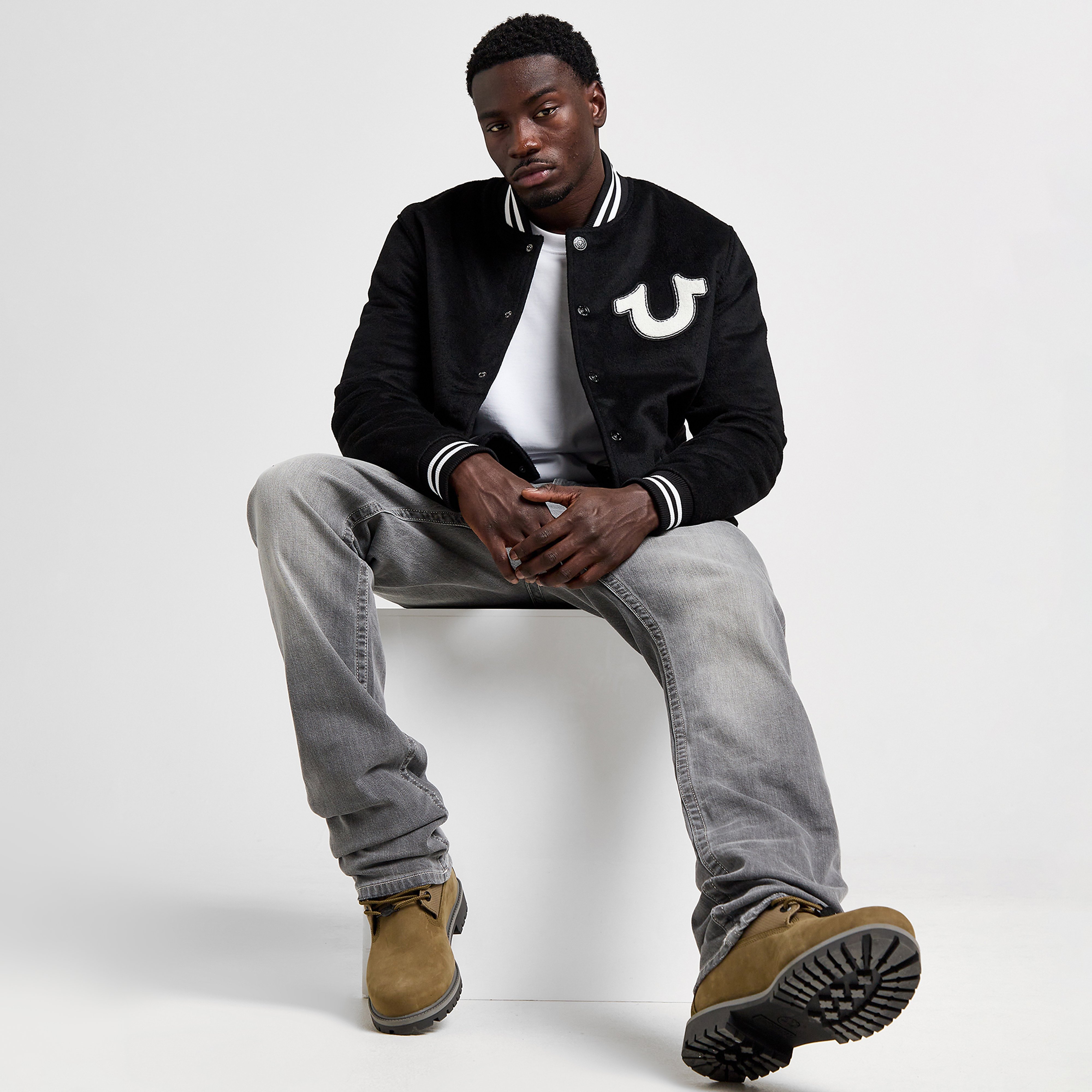 True Religion Big T Bomber Jacket