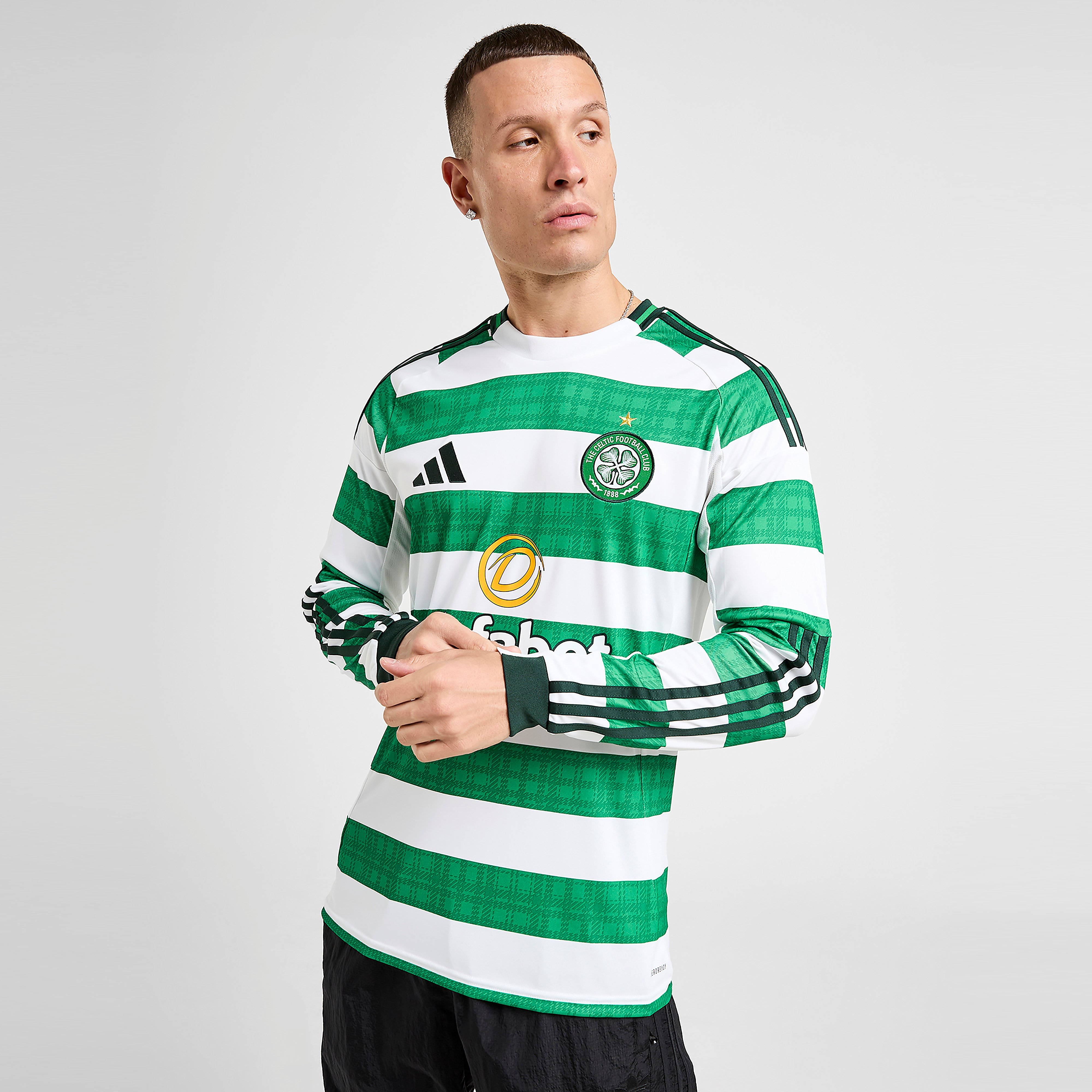 adidas Celtic 2025/26 Long Sleeve Home Shirt