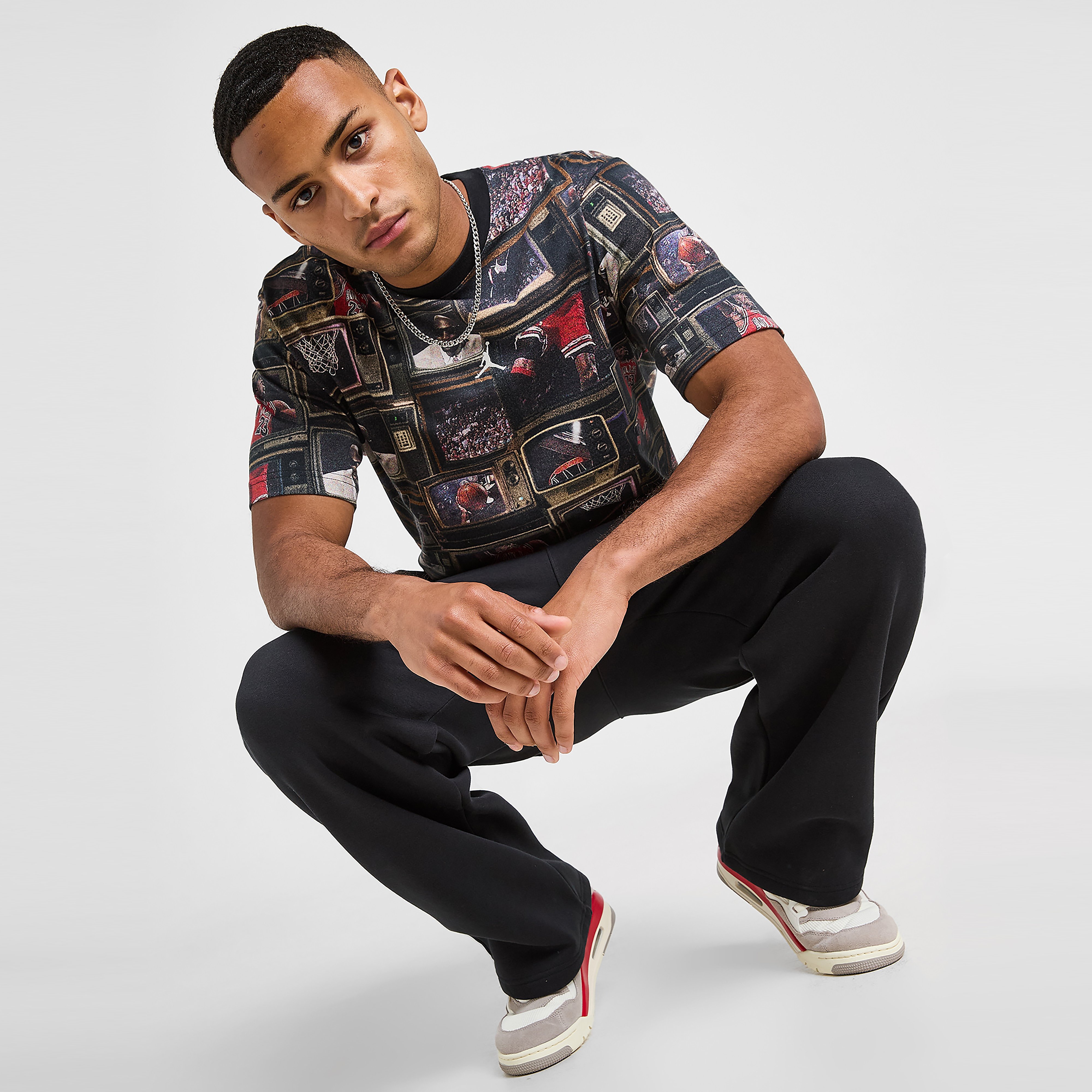 Jordan All Over Print Graphic Print T-Shirt