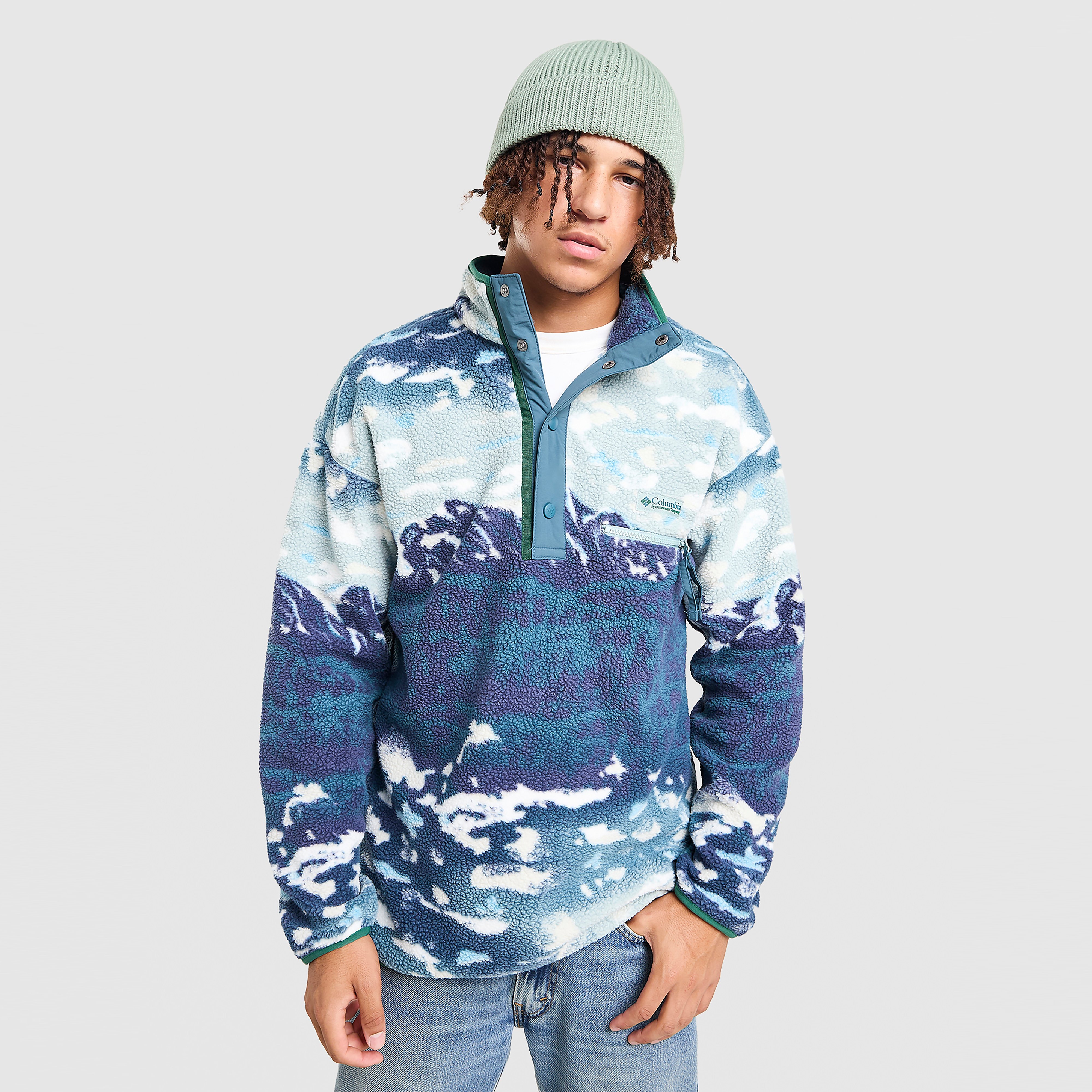 Columbia Helvetia All Over Print 1/2 Snap Fleece