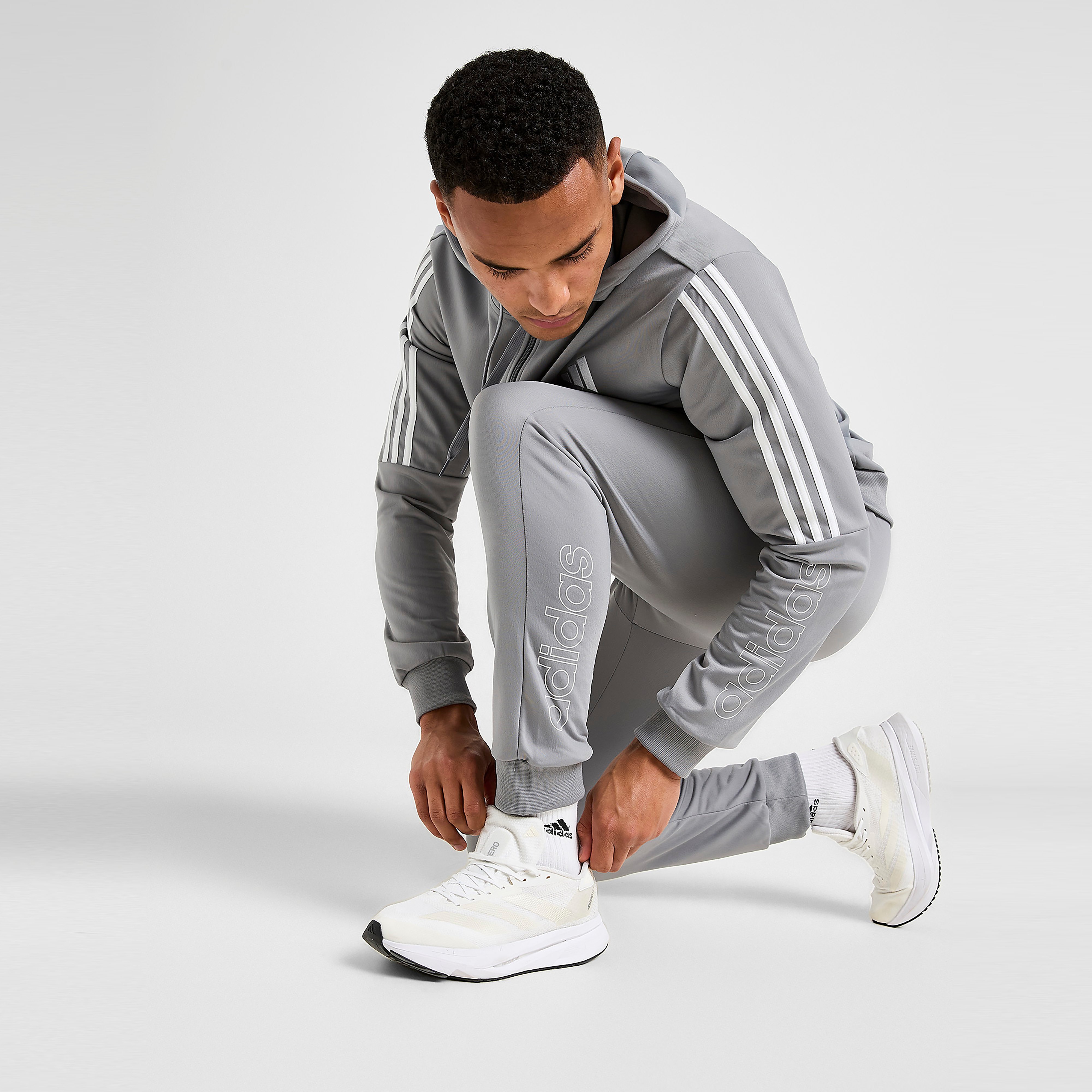 adidas Poly 3-Stripes Linear Track Pants