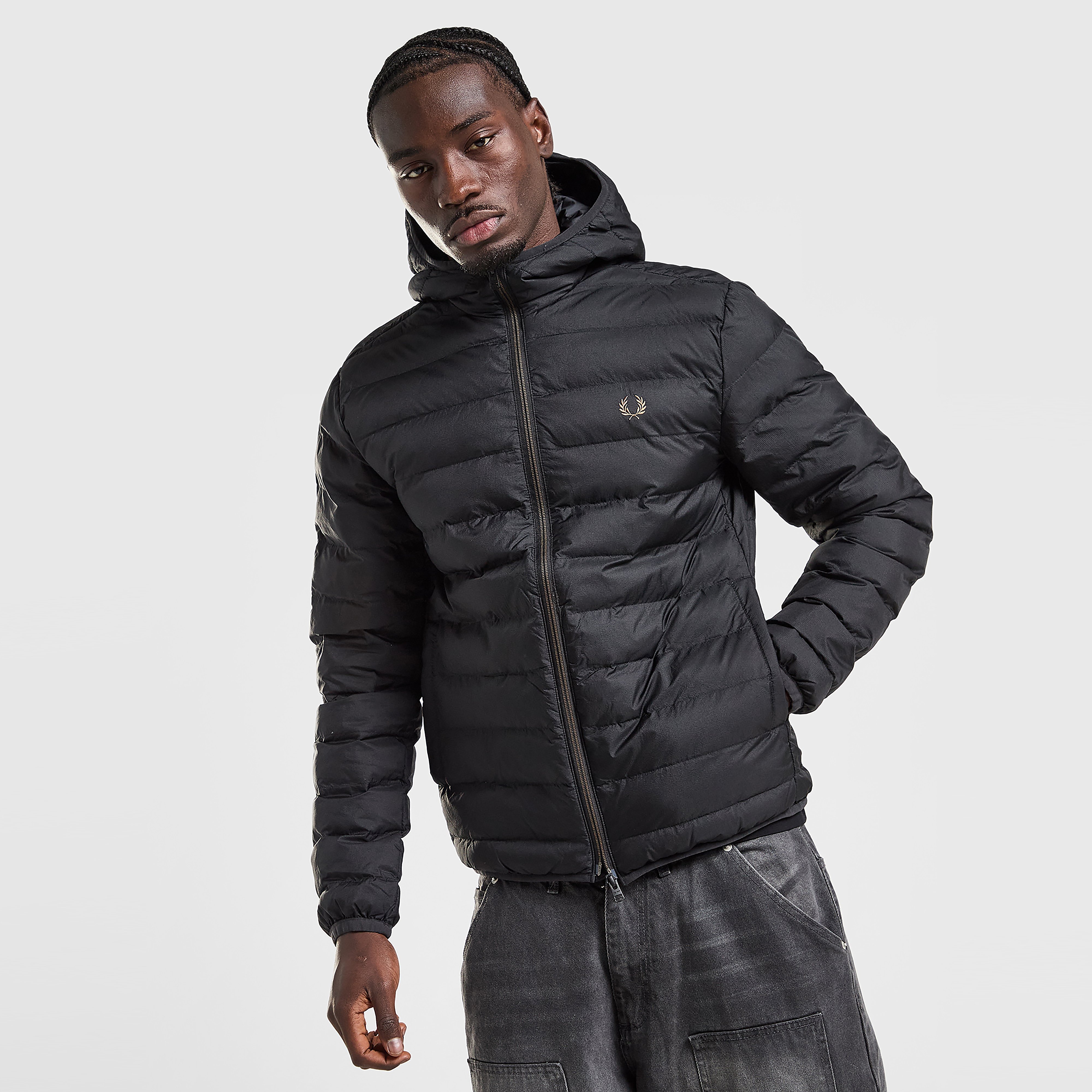 Fred Perry Hooded Baffle Jacket