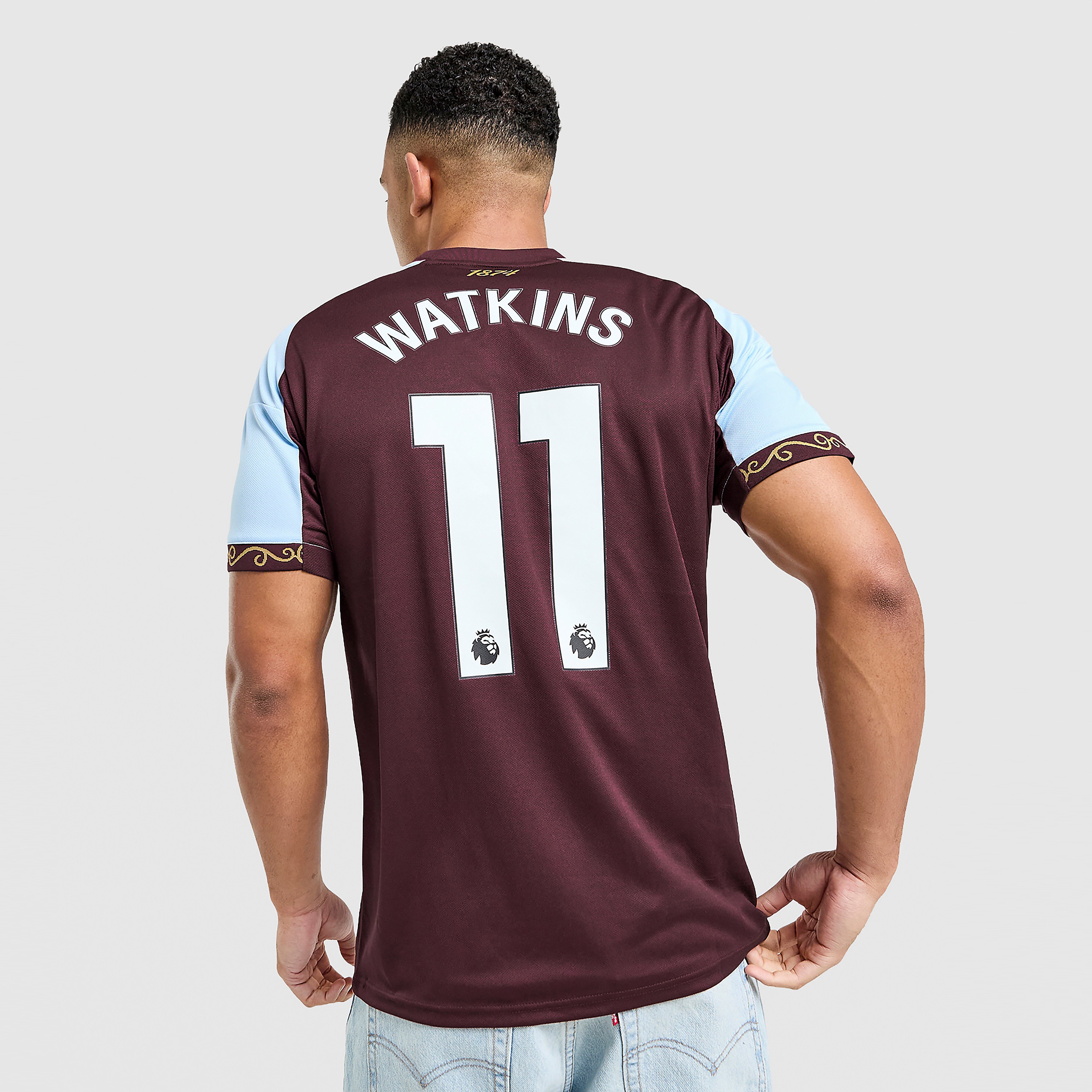 adidas Aston Villa FC 2025/26 Watkins #11 Home Shirt