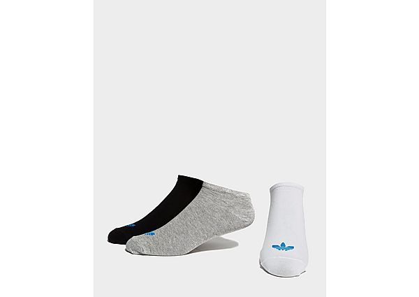 adidas Originals 3-Pack Trefoil Liner Socks - White