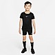 Black/Black/White Nike Academy T-Shirt/Shorts Set Children