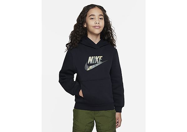 Nike Sportswear Club Fleece hoodie met graphic voor kids Black