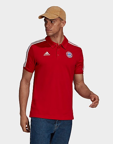 adidas FC Bayern 3-Stripes Polo Shirt
