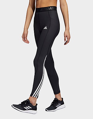 adidas Techfit 3-Stripes Long Gym Leggings