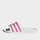 Grey/White/Pink/Grey/White adidas Adilette Aqua Slides