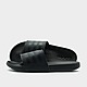 Black/Black/Black adidas Adilette Comfort Slides