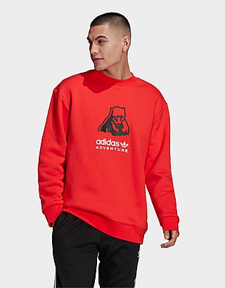 adidas Originals Adventure Big Logo Crew Sweatshirt