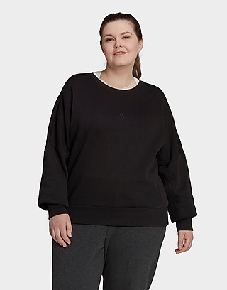 adidas ALL SZN Fleece Sweatshirt (Plus Size)