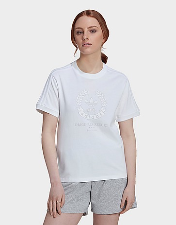 adidas Originals T-Shirt with Crest Graphic