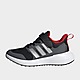 Black/Grey/Grey/Red adidas FortaRun 2.0 Cloudfoam Elastic Lace Top Strap Shoes