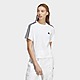 White/Black adidas Essentials 3-Stripes Single Jersey Crop Top