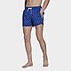Blue/White adidas Mini Logo CLX Swim Shorts
