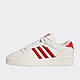 Grey/White/Red/Grey/Red adidas Rivalry Low Shoes