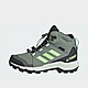 Grey/Green/Green/Green/White/Green adidas Terrex Mid GORE-TEX Hiking Shoes