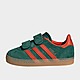 Green/Red/Brown adidas Gazelle Comfort Closure Shoes Kids