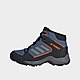 Grey/Grey/Orange adidas Terrex Hyperhiker Mid Hiking Shoes