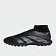 Black/Grey/Black adidas Predator 24 League Laceless Turf Boots