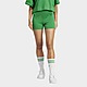 Green adidas Originals 3-Stripes Booty Shorts