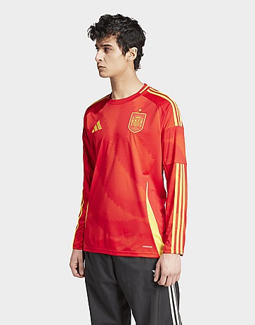 adidas Spain 24 Long Sleeve Home Jersey