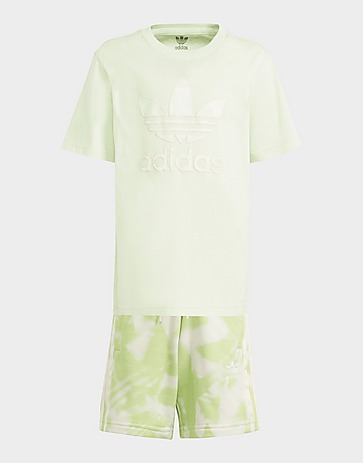 adidas Summer Allover Print Short Tee Set