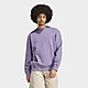 Grey/Purple adidas Originals Adicolor Contempo Crew French Terry Sweatshirt