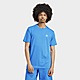 Blue adidas Originals Trefoil Essentials T-Shirt