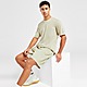 Brown/Grey adidas Trefoil Essentials+ Dye Woven Shorts