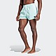 Blue/White adidas 3-Stripes CLX Very-Short-Length Swim Shorts