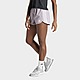 Purple/White adidas Pacer Training 3-Stripes Woven High-Rise Shorts