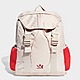 Brown/Red adidas Originals Trefoil Monogram Jacquard Backpack