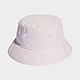 White/Pink adidas Trefoil Bucket Hat