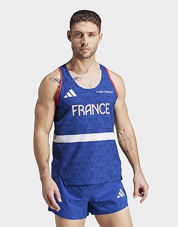adidas Team France Athletisme Singlet Men