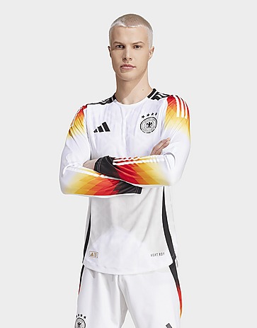 adidas Germany 24 Long Sleeve Home Authentic Jersey