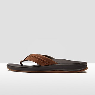 REEF LEATHER ORTHO-BOUNCE COAST SLIPPERS BRUIN HEREN