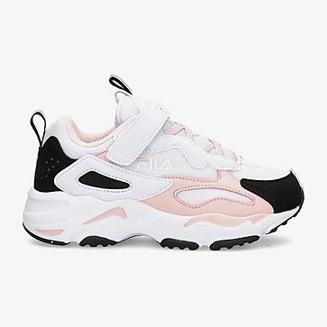FILA RAY TRACER STRAP SNEAKERS WIT/ROZE KINDEREN
