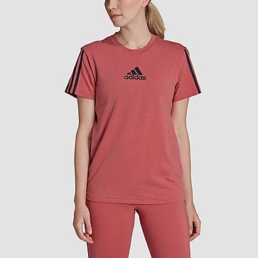 ADIDAS AREOREADY MADE FOR TRAINING COTTON-TOUCH SPORTSHIRT FUCHSIA DAMES