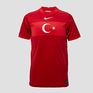 NIKE UEFA EURO 2020/2021 TFF TURKIJE BREATHE STADIUM UITSHIRT 20/22 ROOD KINDEREN