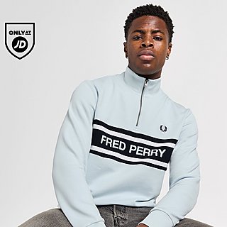 Fred Perry Panel 1/2 Zip Sweatshirt