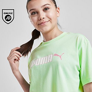 Puma Girls' Boxy Logo T-Shirt Junior