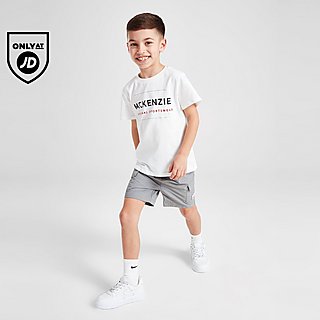 McKenzie Carbon Woven T-Shirt/Shorts Set Children